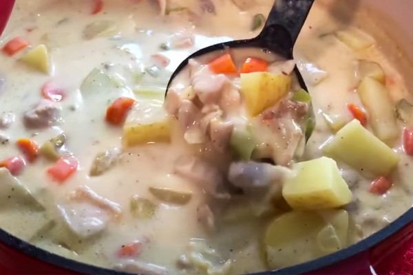 Creamy Chicken Potato Soup Recipe - Potato Soup - Chicken Soup Recipes