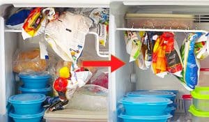 How To Organize The Freezer Using Binder Clips