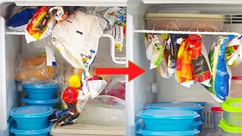 How To Organize The Freezer Using Binder Clips | DIY Joy Projects and Crafts Ideas