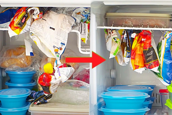Easy Freezer Organization With Binder Clips - Freezer Hacks - Freezer Organization Ideas