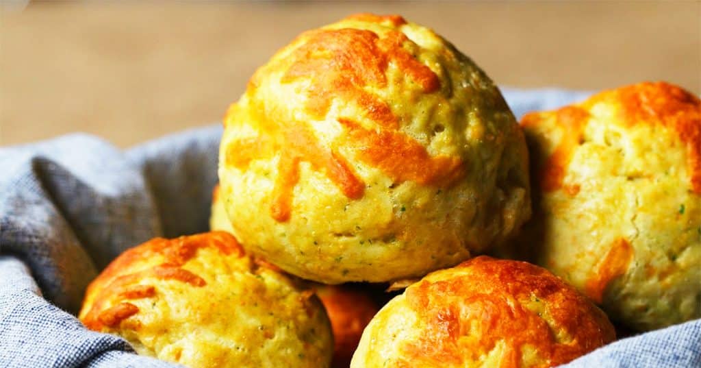 Gravy-Stuffed Cheddar Biscuit Bombs Recipe - Biscuit Recipes - Gravy Recipes