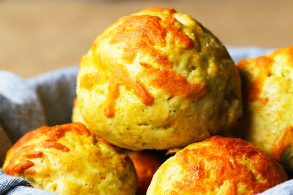 Gravy-Stuffed Cheddar Biscuit Bombs Recipe - Biscuit Recipes - Gravy Recipes