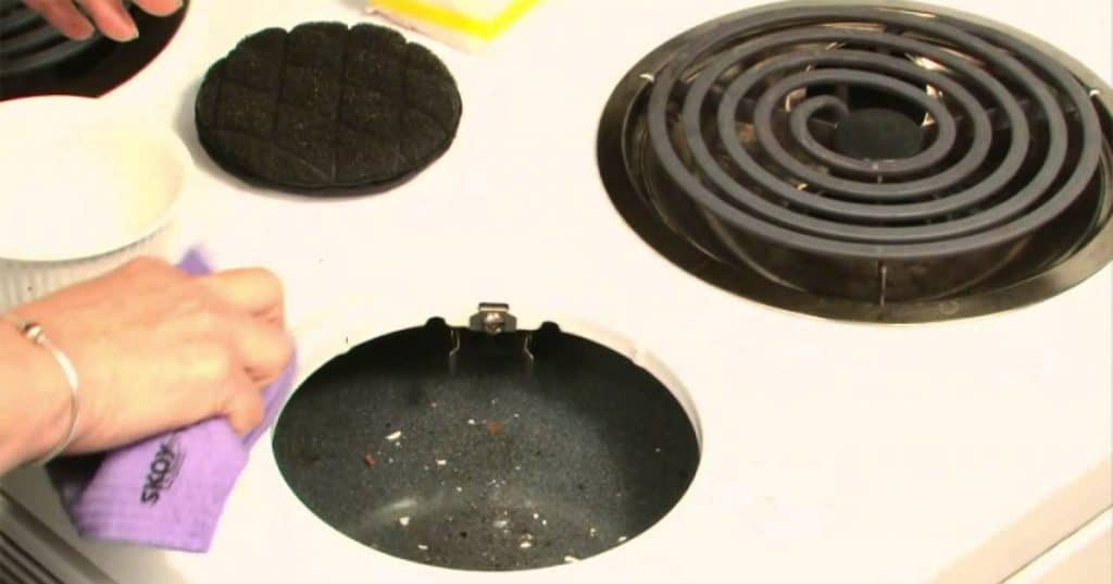 How To Clean Baked On Stains Off Enamel Stove Top - DIY Kitchen Cleaning