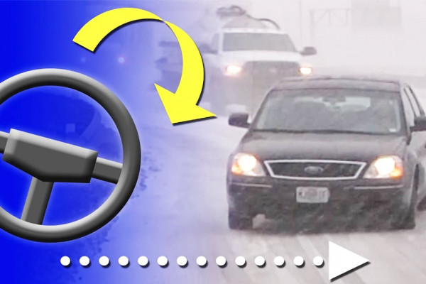 How To Correct And Prevent A Slide On An Icy Road - How To Prevent A Slide - Winter Driving Tips