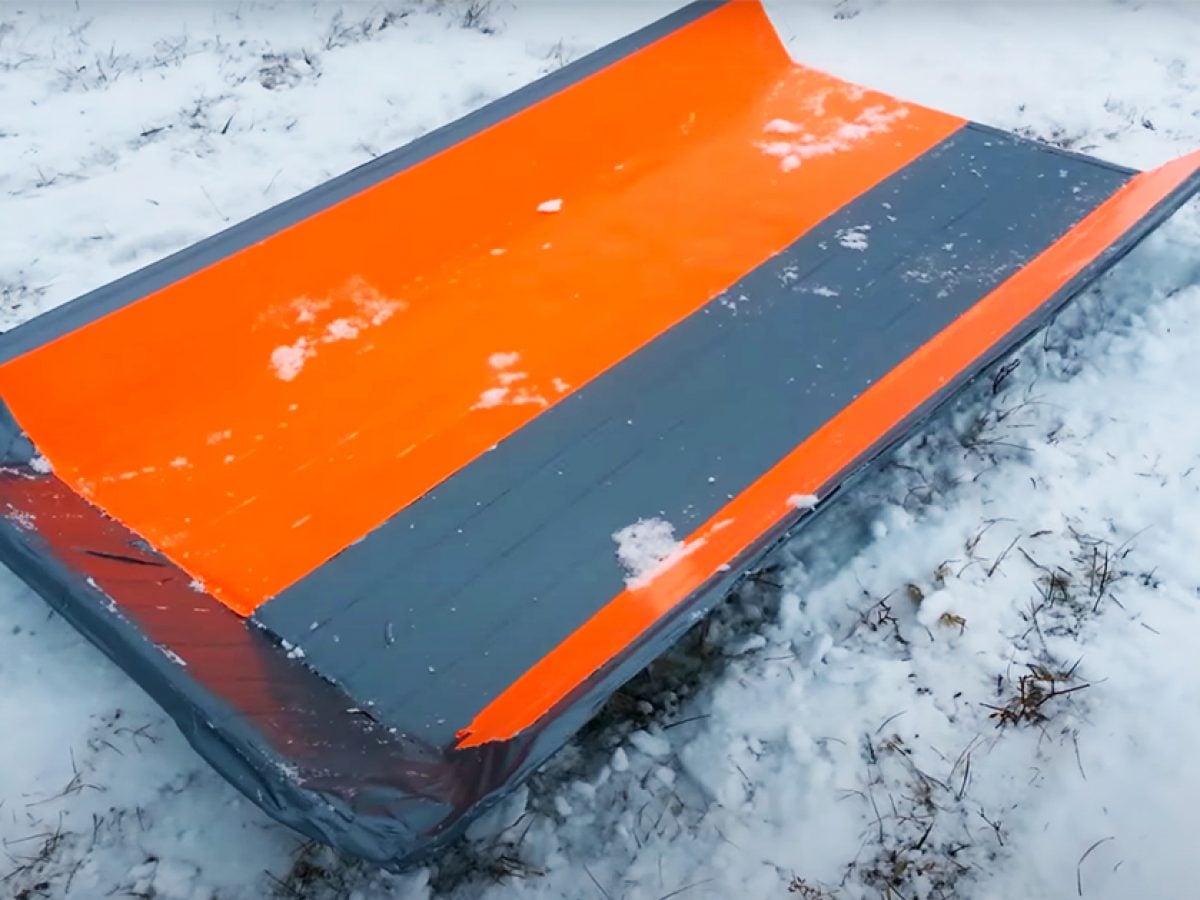 cardboard sled design diagrams