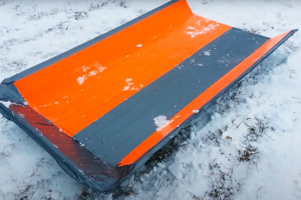 How To Make A Cardboard Sled - DIY Cardboard Sled - Recycle And Repurpose Crafts