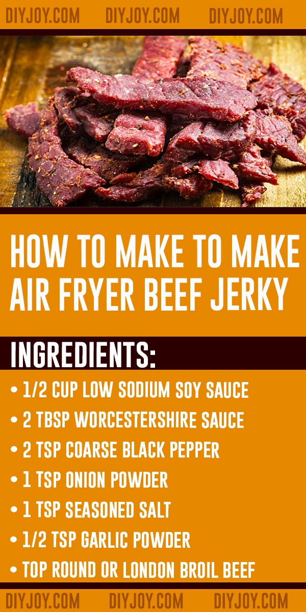 How To Make Air Fryer Beef Jerky - Air Fryer Recipes - Beef Jerky Recipes