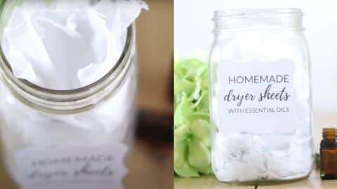 How To Make Natural Dryer Sheets | DIY Joy Projects and Crafts Ideas