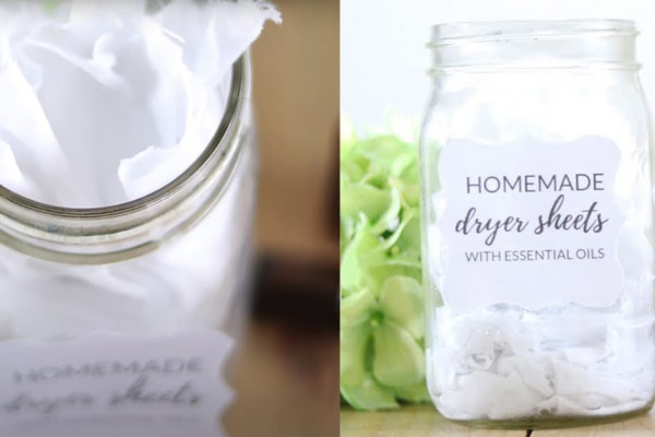 Easy Ways To Make Dryer Sheets - Natural Home Goods Using Essential Oils - Essential Oils Dryer Sheets