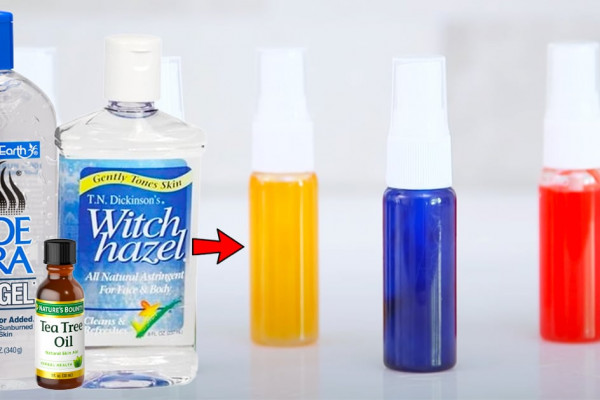 How To Make Natural Hand Sanitizer - DIY Hand Sanitizer - Colored Hand Sanitizer