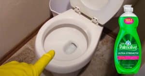 How To Unclog A Toilet Using Water And Dish Soap
