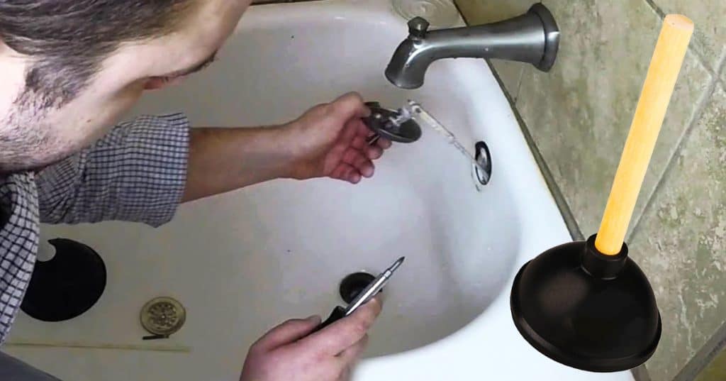 How To Unclog Bathtub Drain In 5 Minutes - DIY Unclog Drain - Bathtub Drain Hack