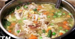 Instant Pot Chicken Vegetable Soup Recipe