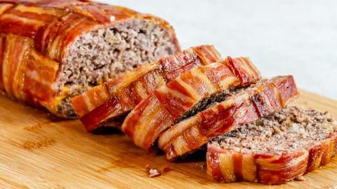 Low-Carb Bacon Wrapped Meatloaf Recipe | DIY Joy Projects and Crafts Ideas
