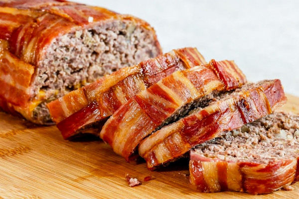 Low-Carb Bacon Wrapped Meatloaf Recipe - Meatloaf Recipes - Low Carb Recipes