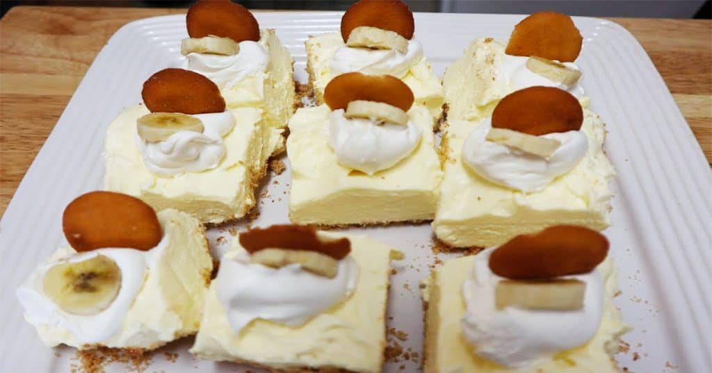 No-Bake Banana Pudding Cheesecake Recipe - Cheesecake Recipes - Pudding Recipes