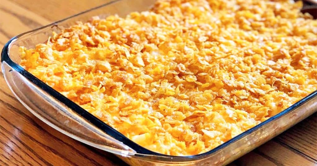 Old School Cheesy Hash Brown Casserole Recipe - Casserole Recipes - Funeral Potatoes