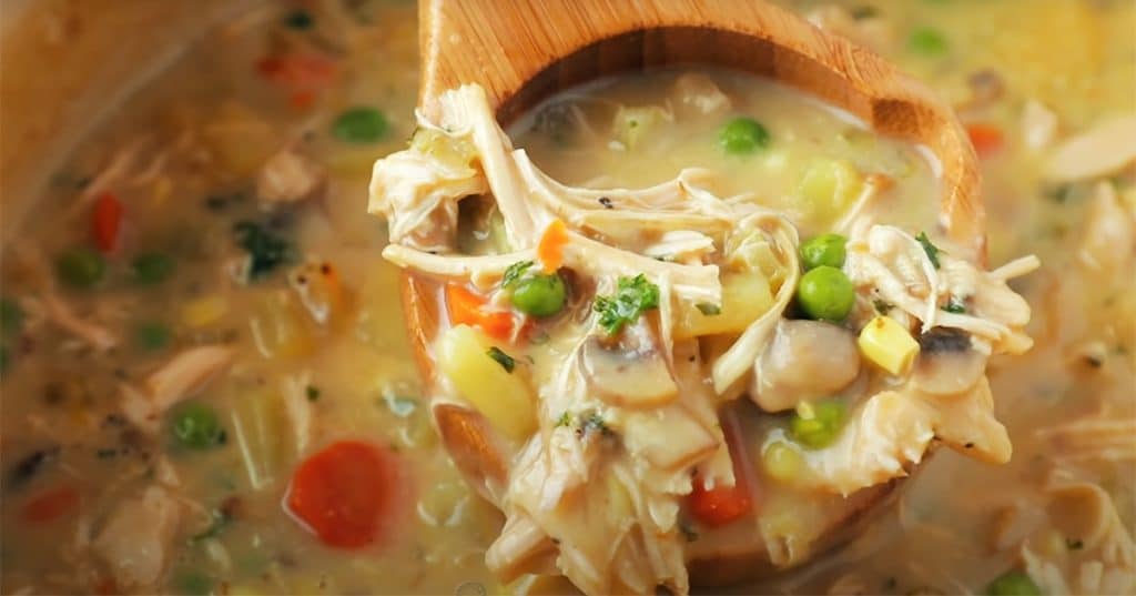 One Pot Chicken Pot Pie Recipe - Chicken Pot Pie Recipe - One Pot Recipes
