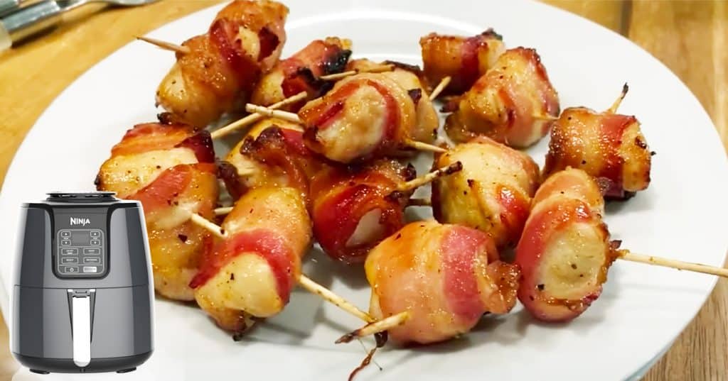 Paula Deen's Air Fryer Bacon-Wrapped Chicken Bites Recipe - Air Fryer Recipes - Paula Deen's Recipe