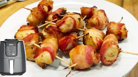 Paula Deen’s Air Fryer Bacon-Wrapped Chicken Bites Recipe | DIY Joy Projects and Crafts Ideas