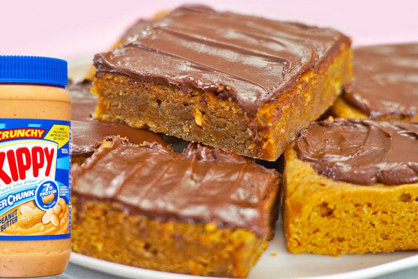 Peanut Butter Brownies Recipe - Peanut Butter Recipes - PB Desserts