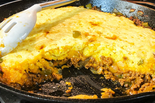Sloppy Joes And Cornbread Casserole Recipe - Cornbread Casserole Recipe - Sloppy Joes Recipe