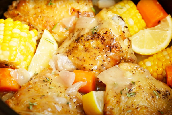 Slow Cooker Chicken Thighs Recipe - Chicken Thighs Recipe - Slow Cooker Recipes