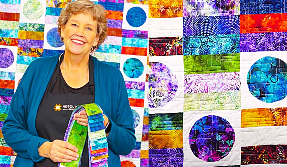 Solar Flare Quilt With Jenny Doan | DIY Joy Projects and Crafts Ideas