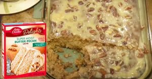 Southern Pecan Praline Sheet Cake Recipe
