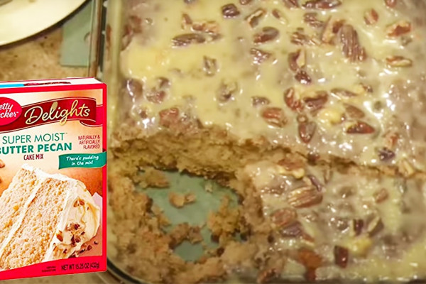 How To Make Southern Pecan Praline Sheet Cake - Super Moist Butter Pecan Cake Recipes