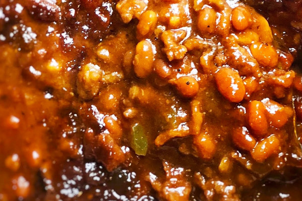 Southern-Style BBQ Baked Beans Recipe - Baked Beans Recipe - BBQ Recipes - Southern Recipes