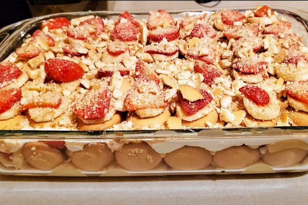 Strawberry Banana Pudding Recipe - Strawberry Dessert - Pudding Recipes
