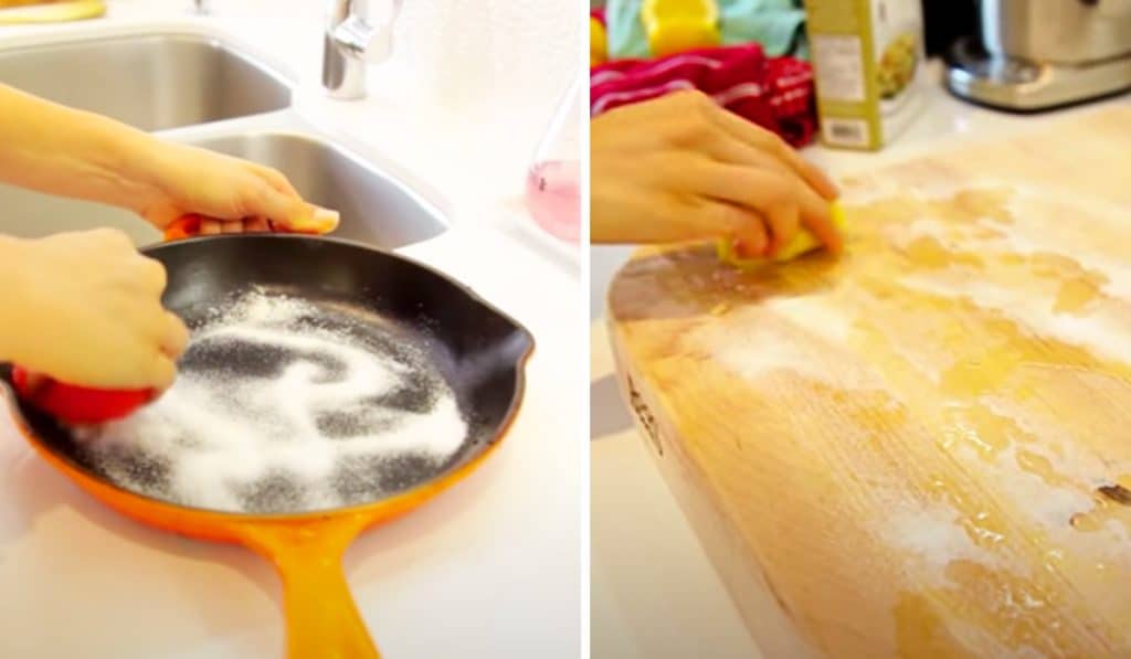 How To Clean With Salt - Easy Ways To Clean The Kitchen - Kitchen Cleaning Hacks