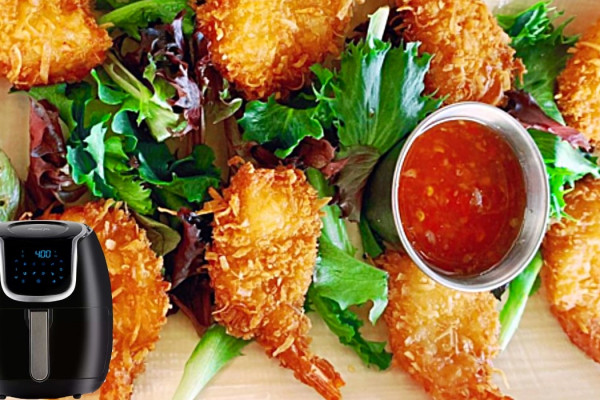 Air Fryer Coconut Shrimp Recipe - Air Fryer Fried Shrimp Recipe - Easy Air Fryer Recipes