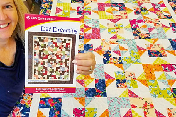 Fat Quarter Day dreaming Quilt - Easy Quilt Pattern - Free Quilt Pattern