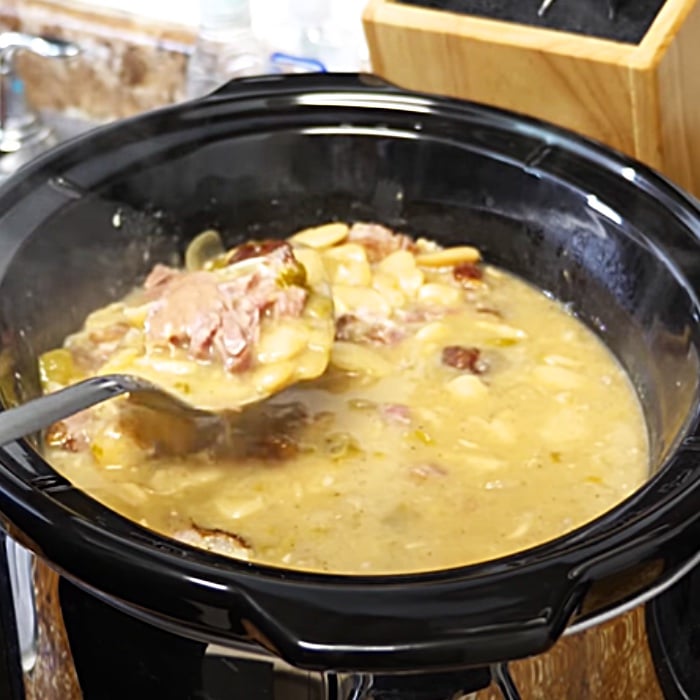 How To Make Lima Beans In A Crockpot - Southern Lima Beans With Ham Hocks Recipe - Easy Crockpot Ideas