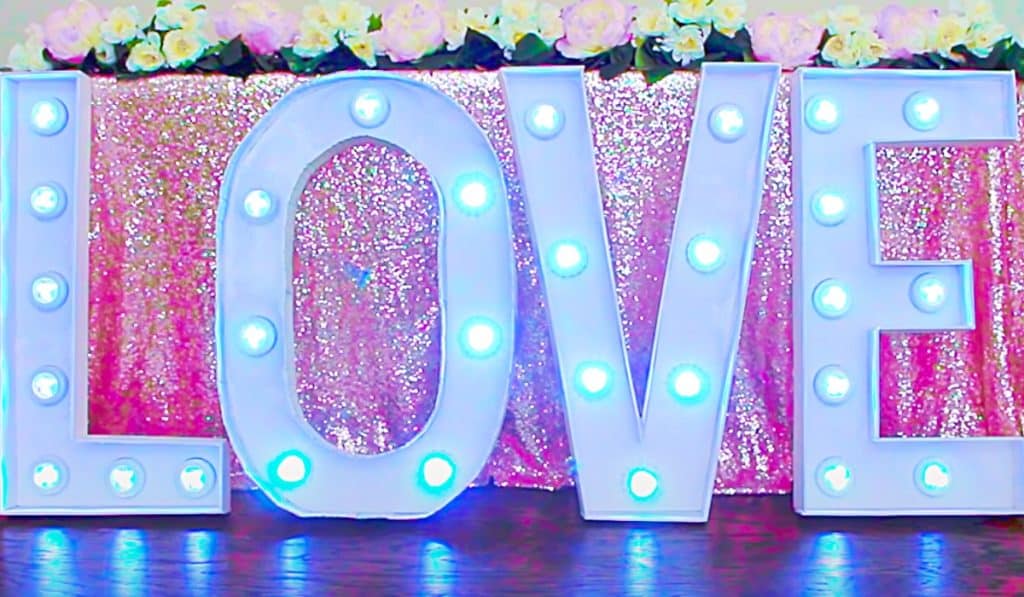 Dollar Tree Marquee Letter Lights - Dollar Tree DIY - DIY Marquee Lights