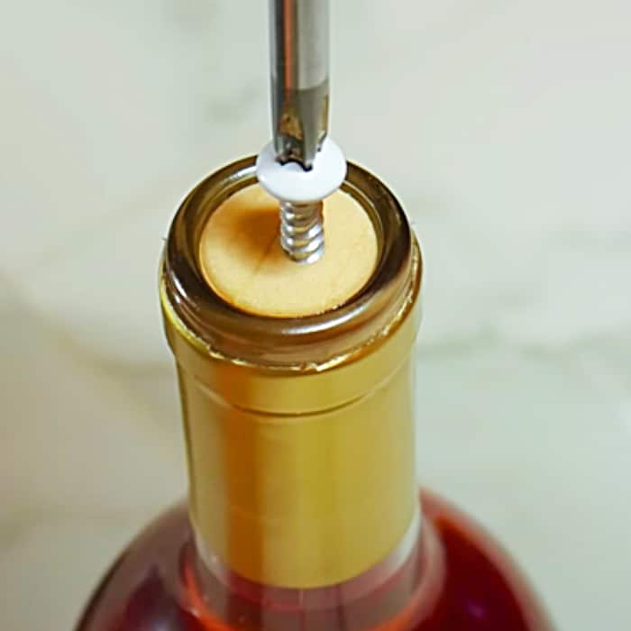 How To Open A Bottle Of Wine Without Corkscrew - Easy Way To Open Wine - DIY Wine Bottle Opener