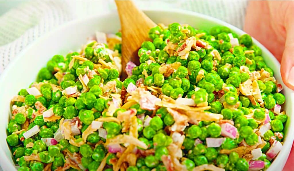 Southern Style Pea Salad Recipe - How To Make A Country Pea Salad - Easy Picnic Ideas