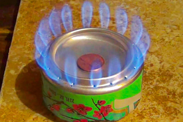 How To Make A Can Penny Stove - Arizona Iced Tea Stove - How To Make A Homemade Stove
