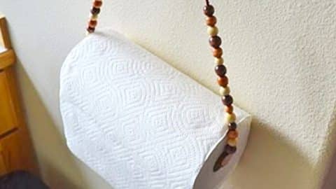 How To Make  Beaded Paper Towel Holder | DIY Joy Projects and Crafts Ideas