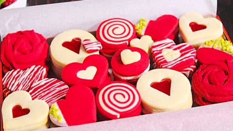 Red Velvet Valentine’s Day Cookies Recipe | DIY Joy Projects and Crafts Ideas