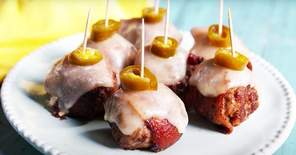 Bacon Burger Bites Recipe - Burger Bites - Bacon Wrapped Recipes