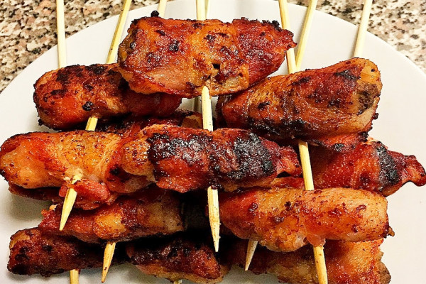 Bacon-wrapped Chicken Livers Recipe - Chicken Livers - Bacon Wrapped Recipe