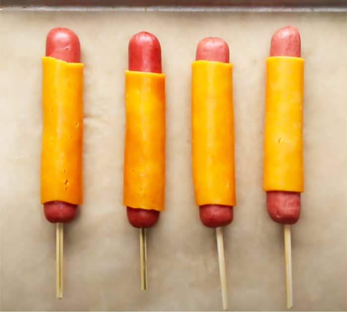 How To Make cheesy fried hot dogs - Corn Dog Recipes - Hot dog recipes