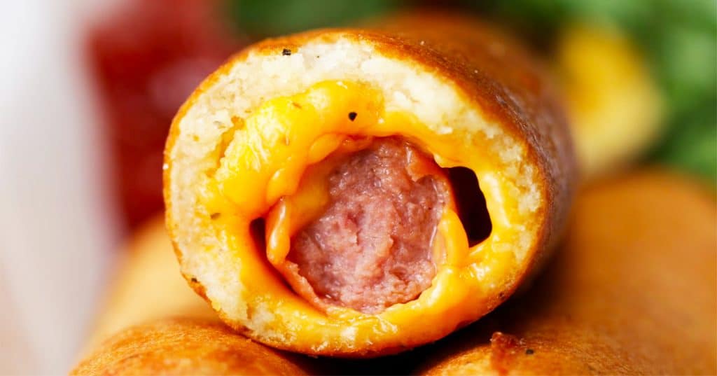 Cheesy Fried Hot Dogs Recipe - Corn Dogs Recipe - Cheesy Dog Recipe