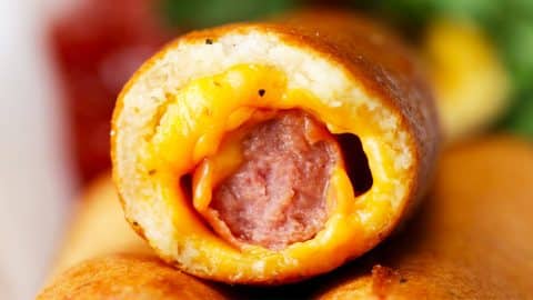 Cheesy Fried Hot Dogs Recipe | DIY Joy Projects and Crafts Ideas