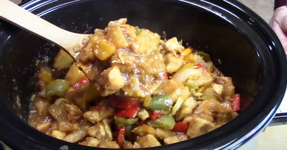 Crockpot Sweet And Sour Chicken Recipe | DIY Joy Projects and Crafts Ideas