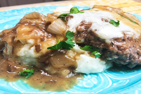 French Onion Salisbury Steak Recipe - Salisbury Steak Recipe - Steak Recipes