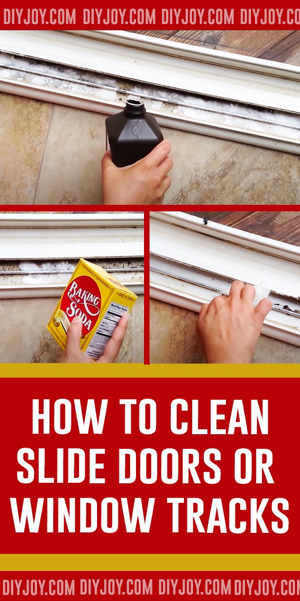 HOW TO CLEAN WINDOW TRACKS, DOOR TRACKS